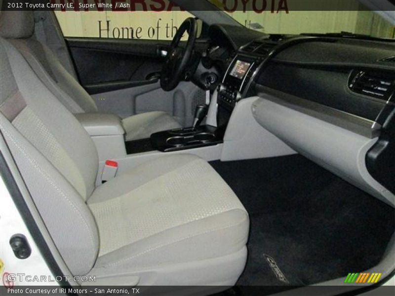 Super White / Ash 2012 Toyota Camry LE