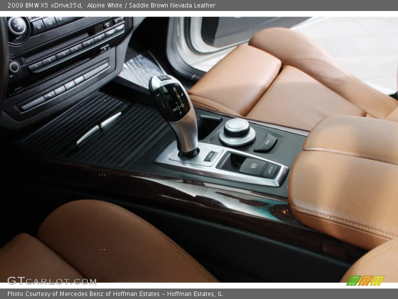 Alpine White / Saddle Brown Nevada Leather 2009 BMW X5 xDrive35d