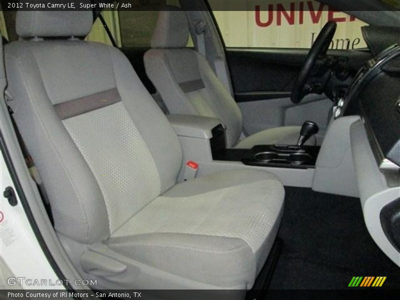 Super White / Ash 2012 Toyota Camry LE