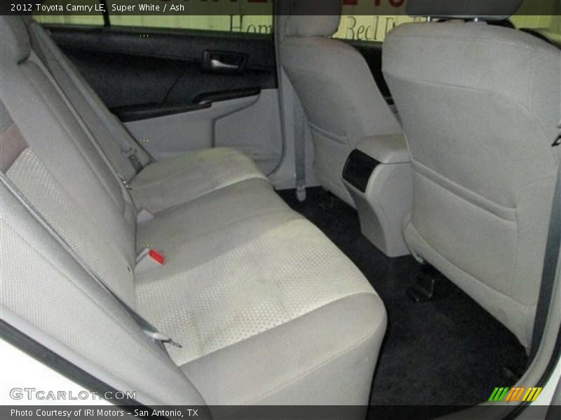 Super White / Ash 2012 Toyota Camry LE