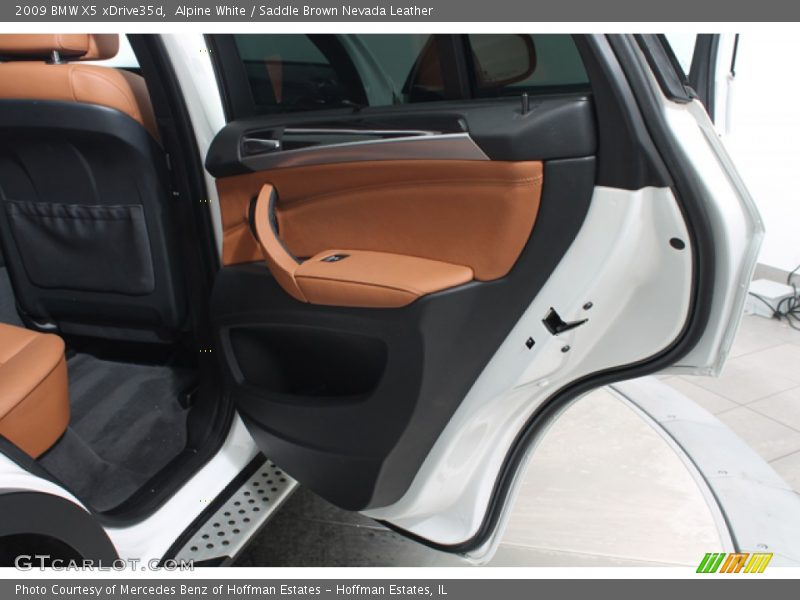 Alpine White / Saddle Brown Nevada Leather 2009 BMW X5 xDrive35d
