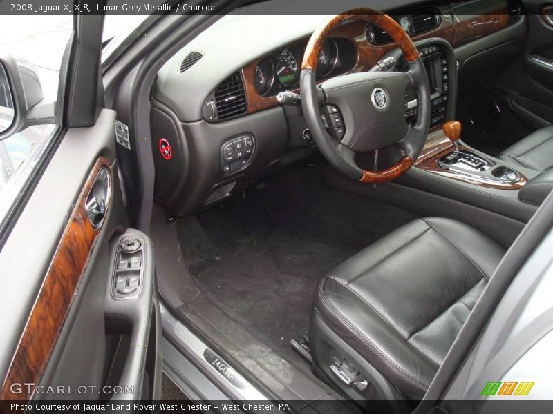 Lunar Grey Metallic / Charcoal 2008 Jaguar XJ XJ8