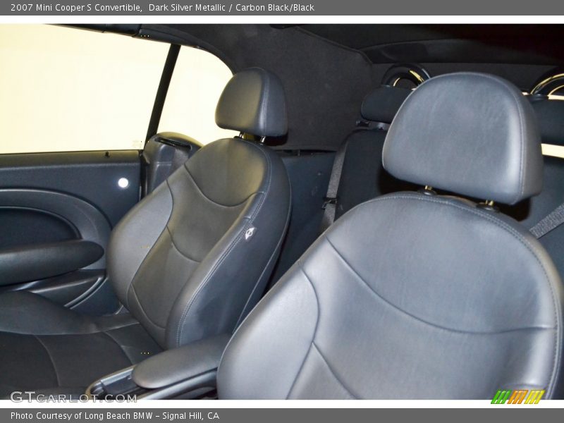 Dark Silver Metallic / Carbon Black/Black 2007 Mini Cooper S Convertible