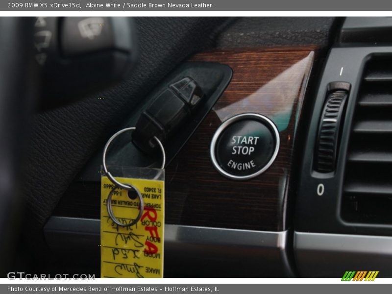 Alpine White / Saddle Brown Nevada Leather 2009 BMW X5 xDrive35d