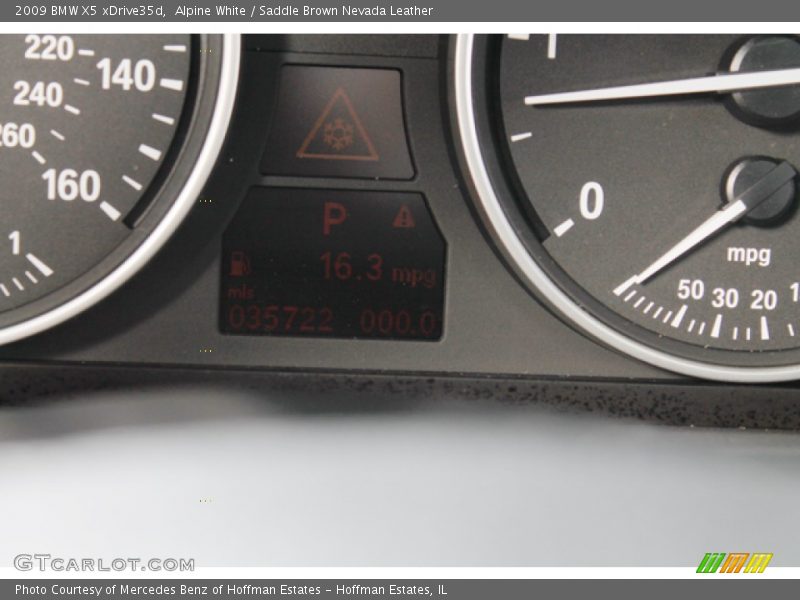 Alpine White / Saddle Brown Nevada Leather 2009 BMW X5 xDrive35d