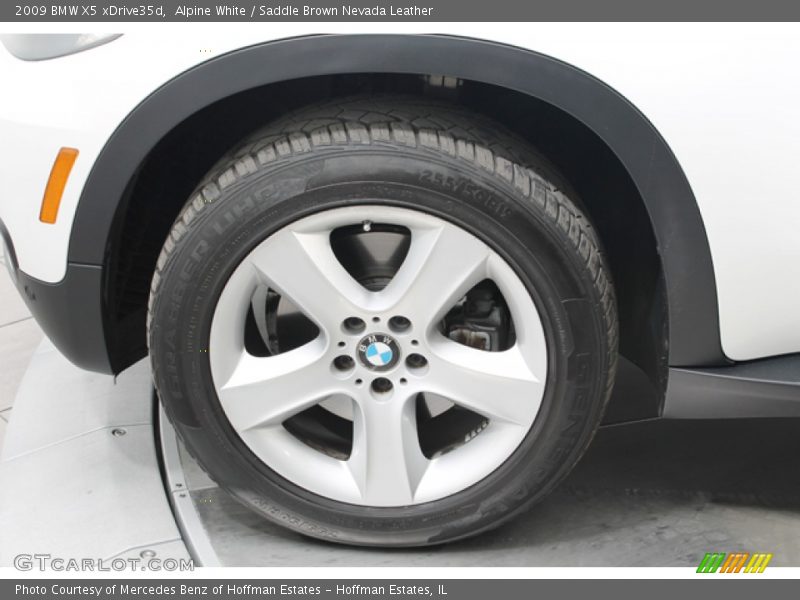 Alpine White / Saddle Brown Nevada Leather 2009 BMW X5 xDrive35d