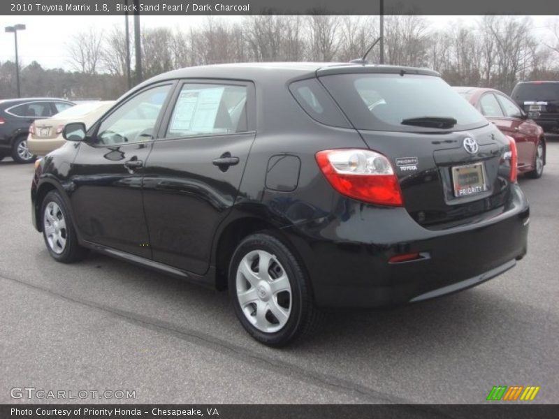 Black Sand Pearl / Dark Charcoal 2010 Toyota Matrix 1.8