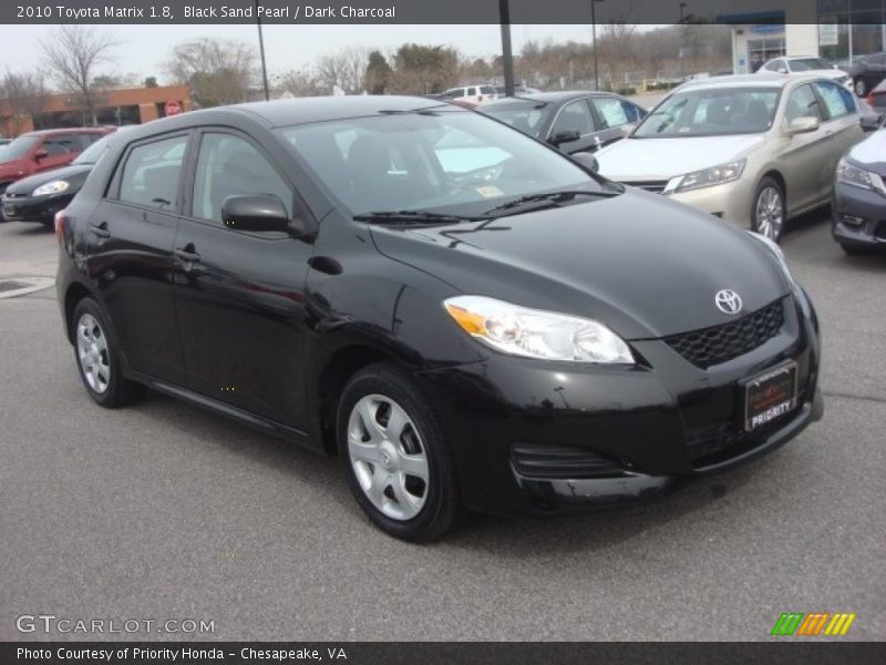 Black Sand Pearl / Dark Charcoal 2010 Toyota Matrix 1.8