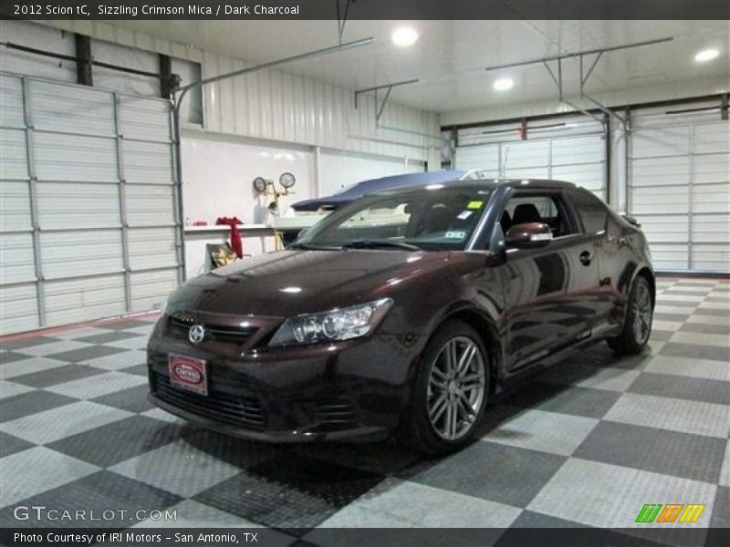 Sizzling Crimson Mica / Dark Charcoal 2012 Scion tC