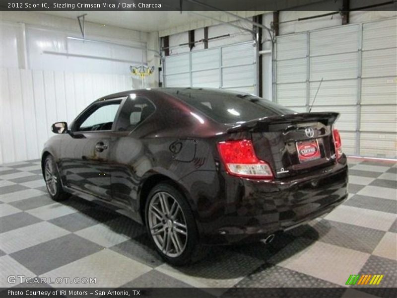 Sizzling Crimson Mica / Dark Charcoal 2012 Scion tC