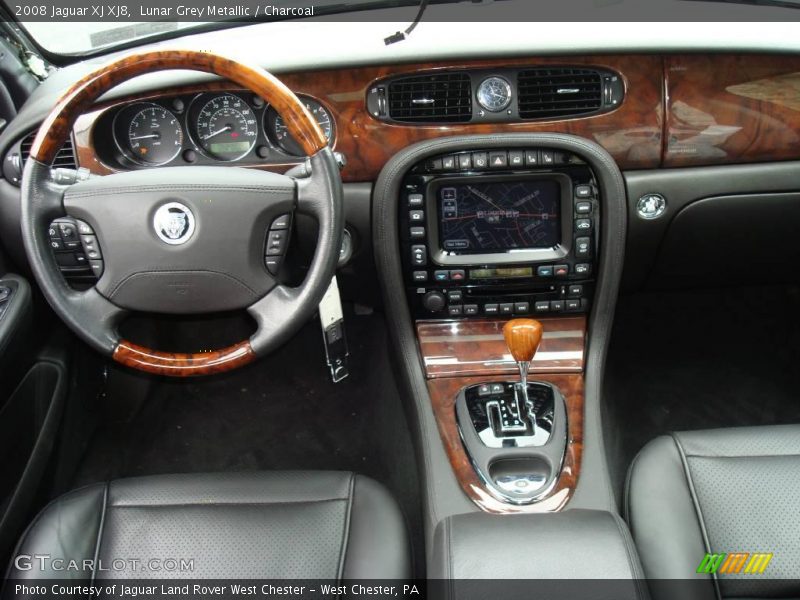 Lunar Grey Metallic / Charcoal 2008 Jaguar XJ XJ8