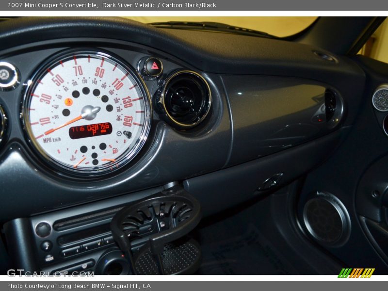 Dark Silver Metallic / Carbon Black/Black 2007 Mini Cooper S Convertible