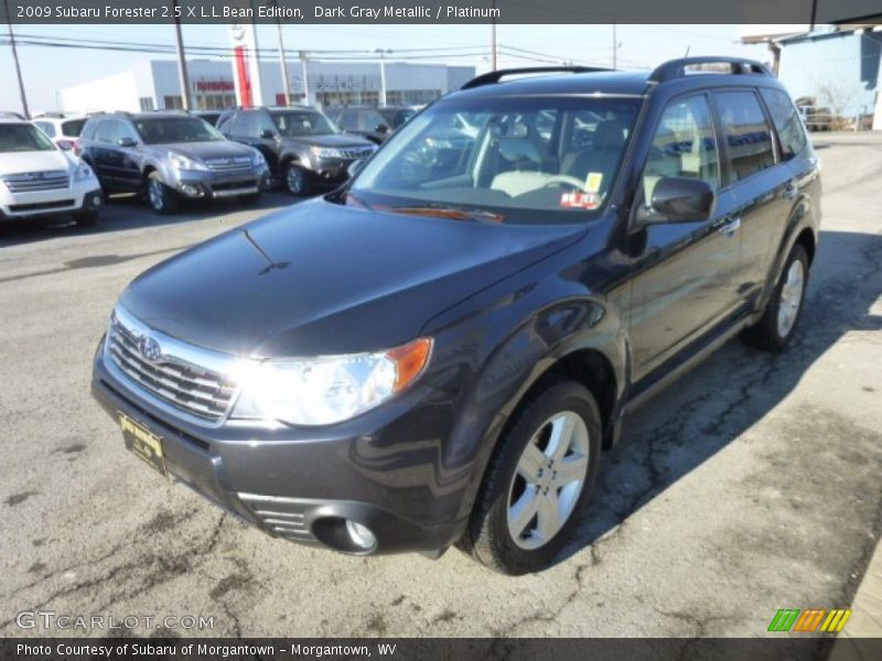 Dark Gray Metallic / Platinum 2009 Subaru Forester 2.5 X L.L.Bean Edition
