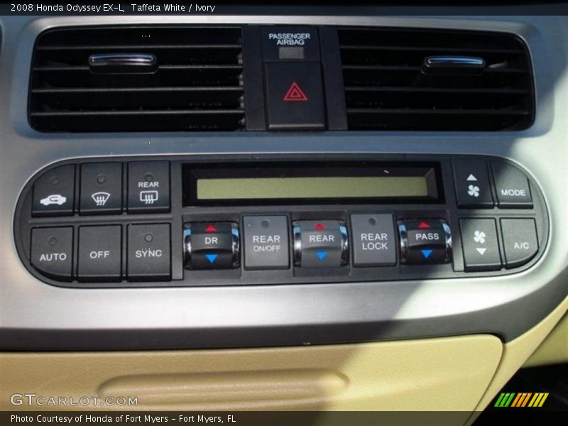 Taffeta White / Ivory 2008 Honda Odyssey EX-L