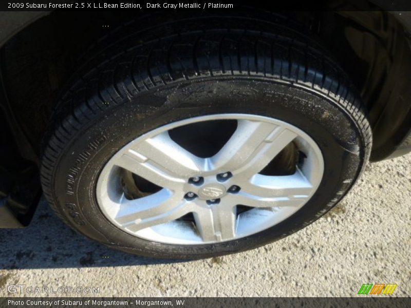 Dark Gray Metallic / Platinum 2009 Subaru Forester 2.5 X L.L.Bean Edition