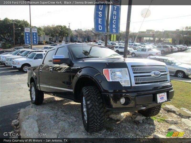 Black / Sienna Brown Leather/Black 2009 Ford F150 Platinum SuperCrew 4x4