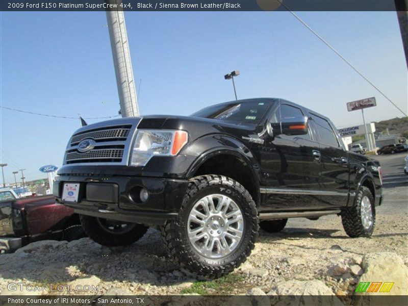 Black / Sienna Brown Leather/Black 2009 Ford F150 Platinum SuperCrew 4x4