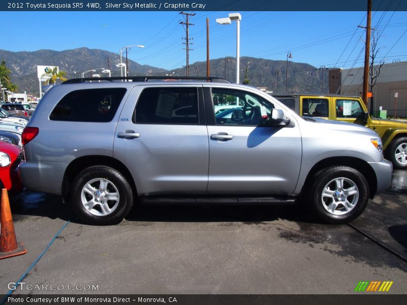 Silver Sky Metallic / Graphite Gray 2012 Toyota Sequoia SR5 4WD