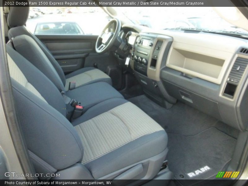Mineral Gray Metallic / Dark Slate Gray/Medium Graystone 2012 Dodge Ram 1500 Express Regular Cab 4x4