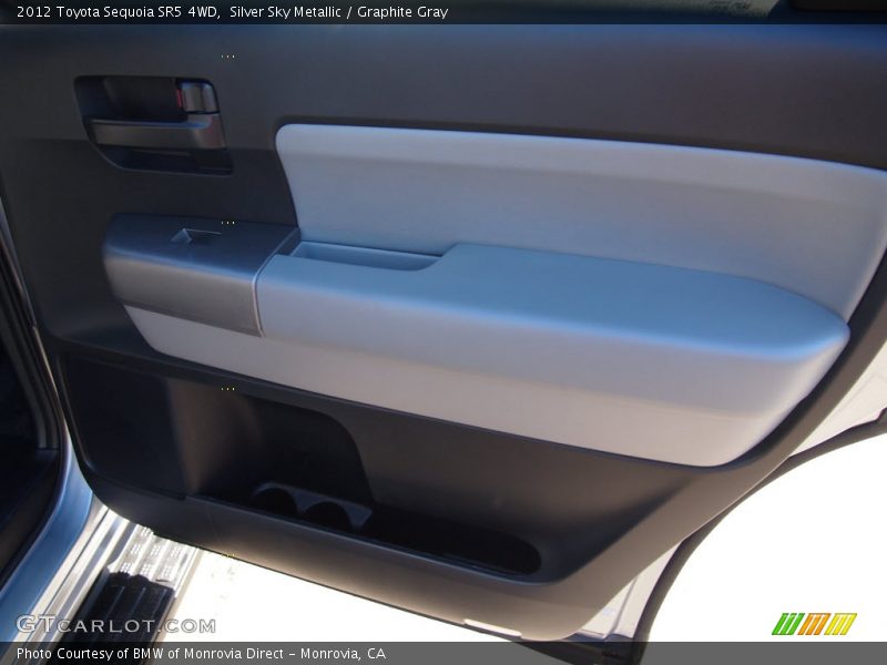 Silver Sky Metallic / Graphite Gray 2012 Toyota Sequoia SR5 4WD