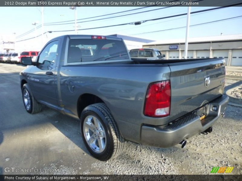 Mineral Gray Metallic / Dark Slate Gray/Medium Graystone 2012 Dodge Ram 1500 Express Regular Cab 4x4