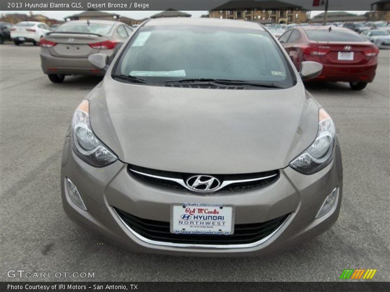 Desert Bronze / Beige 2013 Hyundai Elantra GLS