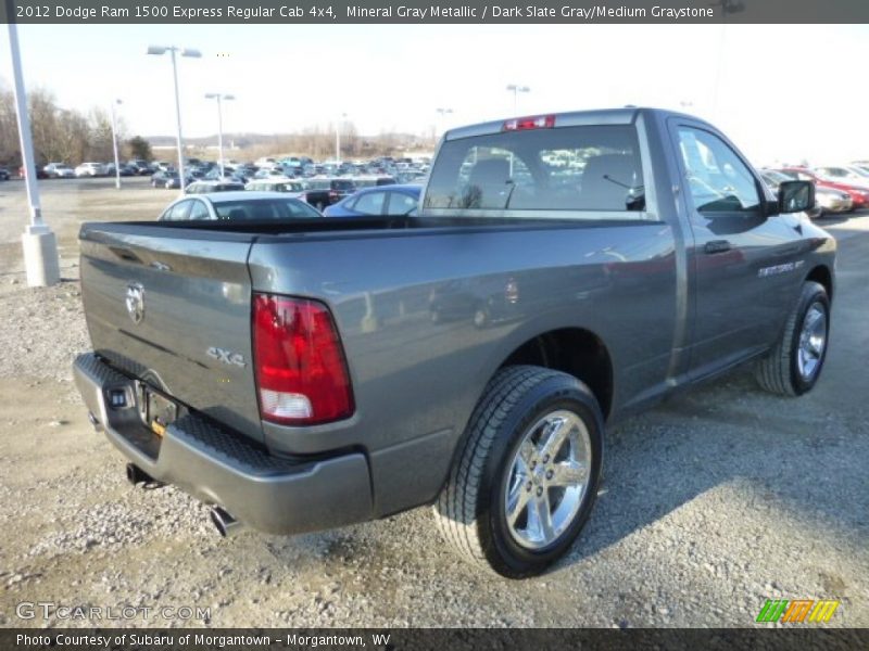 Mineral Gray Metallic / Dark Slate Gray/Medium Graystone 2012 Dodge Ram 1500 Express Regular Cab 4x4