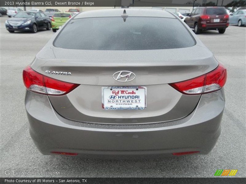 Desert Bronze / Beige 2013 Hyundai Elantra GLS
