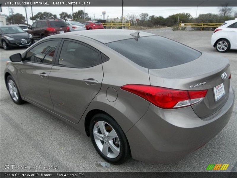 Desert Bronze / Beige 2013 Hyundai Elantra GLS