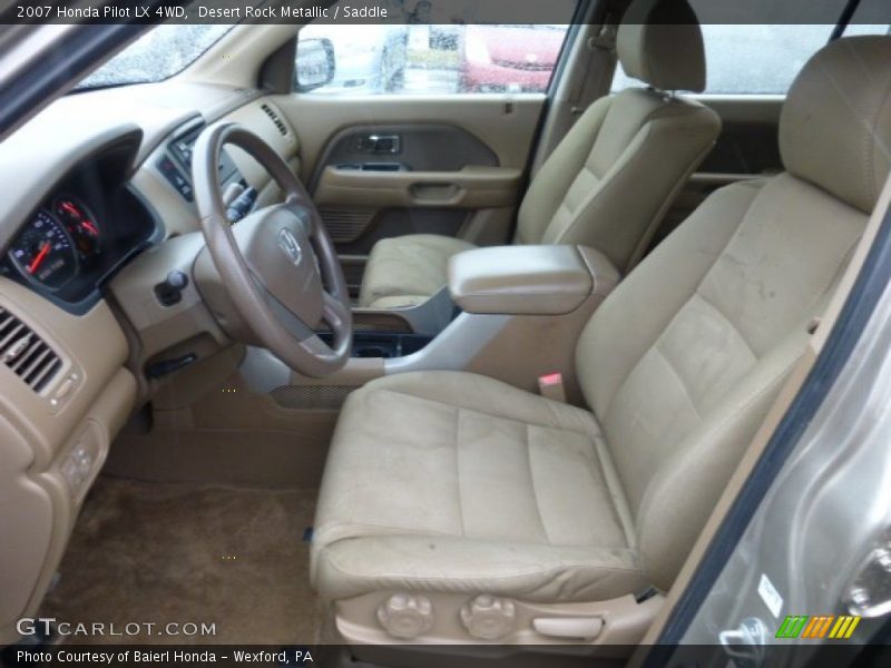  2007 Pilot LX 4WD Saddle Interior