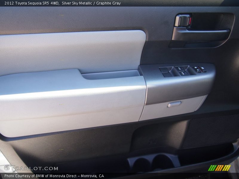 Silver Sky Metallic / Graphite Gray 2012 Toyota Sequoia SR5 4WD