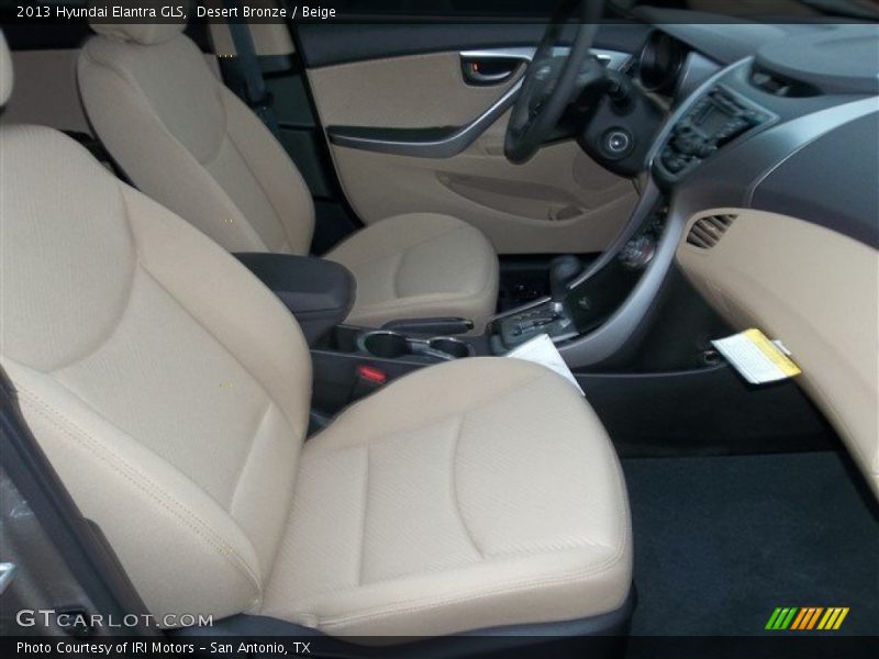 Desert Bronze / Beige 2013 Hyundai Elantra GLS