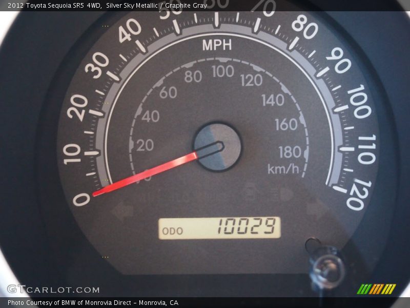 Silver Sky Metallic / Graphite Gray 2012 Toyota Sequoia SR5 4WD