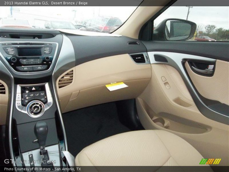Desert Bronze / Beige 2013 Hyundai Elantra GLS