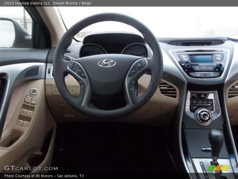 Desert Bronze / Beige 2013 Hyundai Elantra GLS