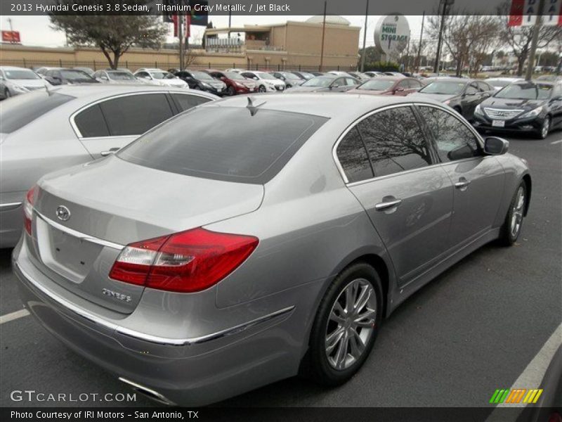 Titanium Gray Metallic / Jet Black 2013 Hyundai Genesis 3.8 Sedan