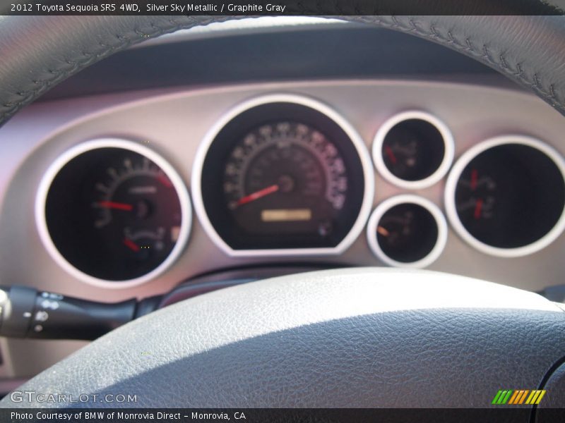 Silver Sky Metallic / Graphite Gray 2012 Toyota Sequoia SR5 4WD