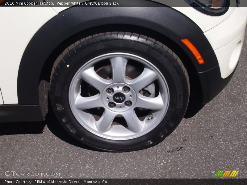 Pepper White / Grey/Carbon Black 2010 Mini Cooper Hardtop