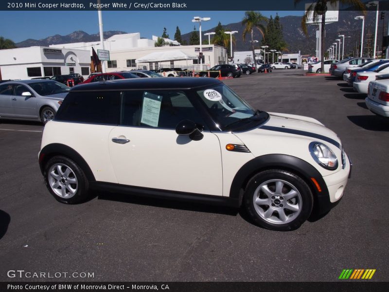 Pepper White / Grey/Carbon Black 2010 Mini Cooper Hardtop