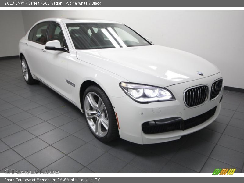 Alpine White / Black 2013 BMW 7 Series 750Li Sedan