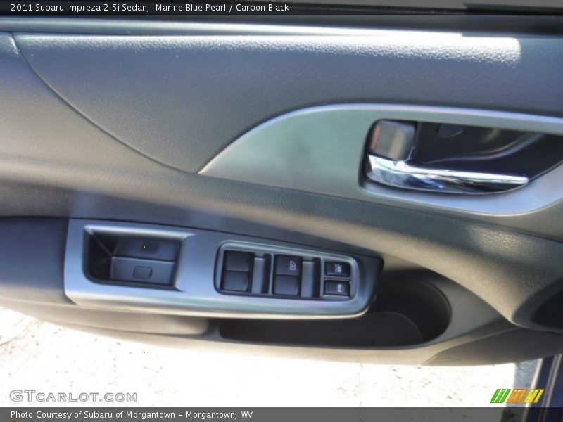 Marine Blue Pearl / Carbon Black 2011 Subaru Impreza 2.5i Sedan
