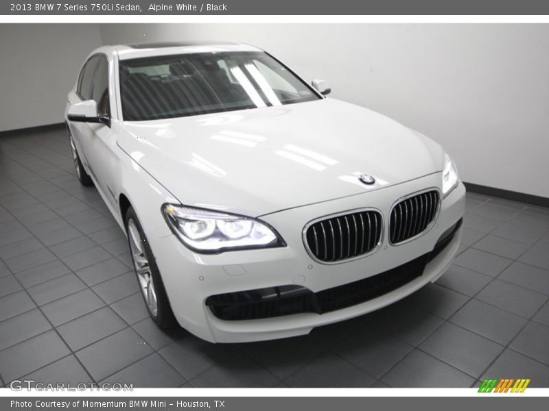 Alpine White / Black 2013 BMW 7 Series 750Li Sedan