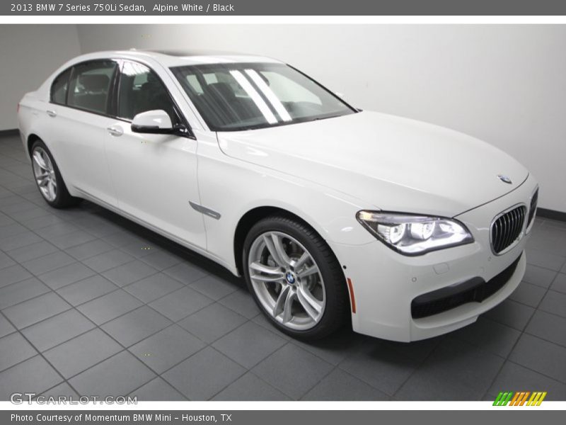 Alpine White / Black 2013 BMW 7 Series 750Li Sedan