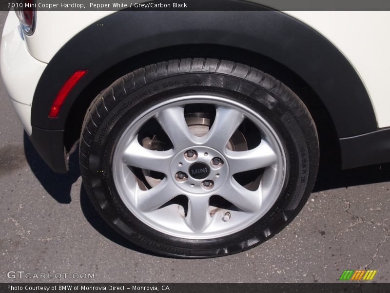 Pepper White / Grey/Carbon Black 2010 Mini Cooper Hardtop