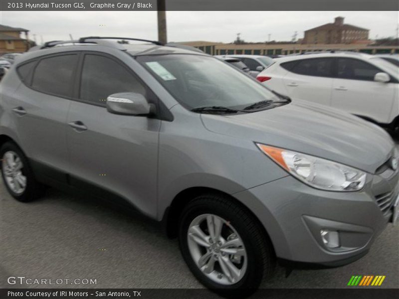 Graphite Gray / Black 2013 Hyundai Tucson GLS