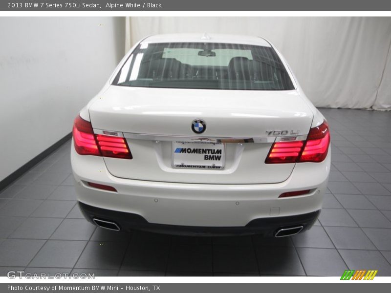 Alpine White / Black 2013 BMW 7 Series 750Li Sedan