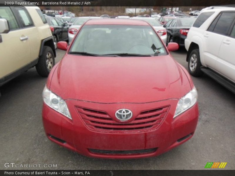 Barcelona Red Metallic / Ash 2009 Toyota Camry