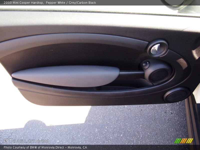 Pepper White / Grey/Carbon Black 2010 Mini Cooper Hardtop