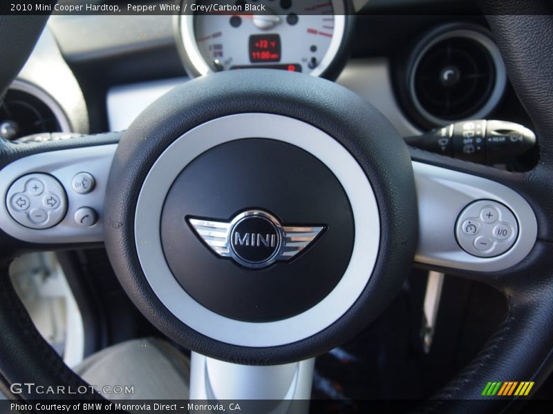 Pepper White / Grey/Carbon Black 2010 Mini Cooper Hardtop