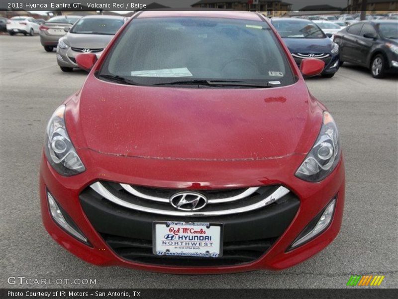 Volcanic Red / Beige 2013 Hyundai Elantra GT